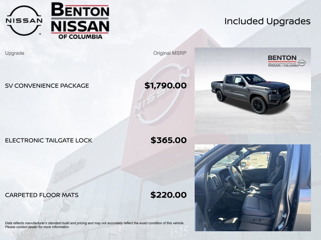 New 2026 Nissan Frontier SV w/ SV Convenience Package image 7