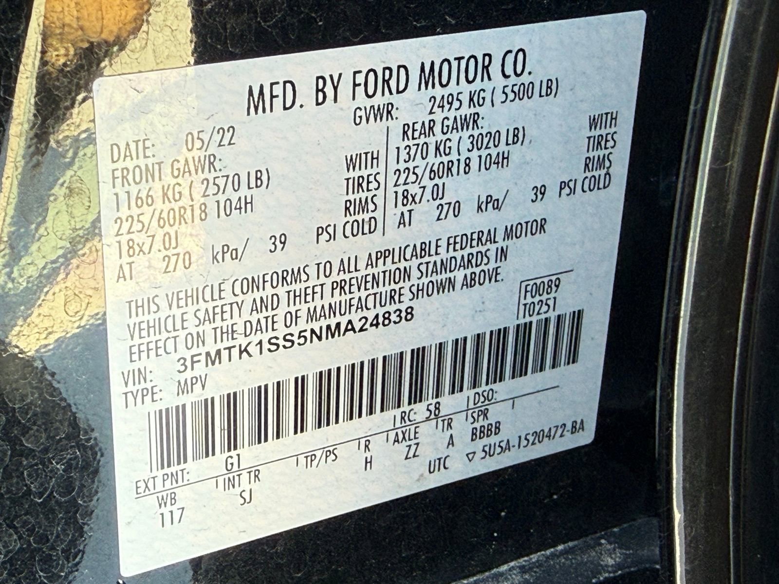 Used 2022 Ford Mustang Mach-E Select AWD/4WD image 10