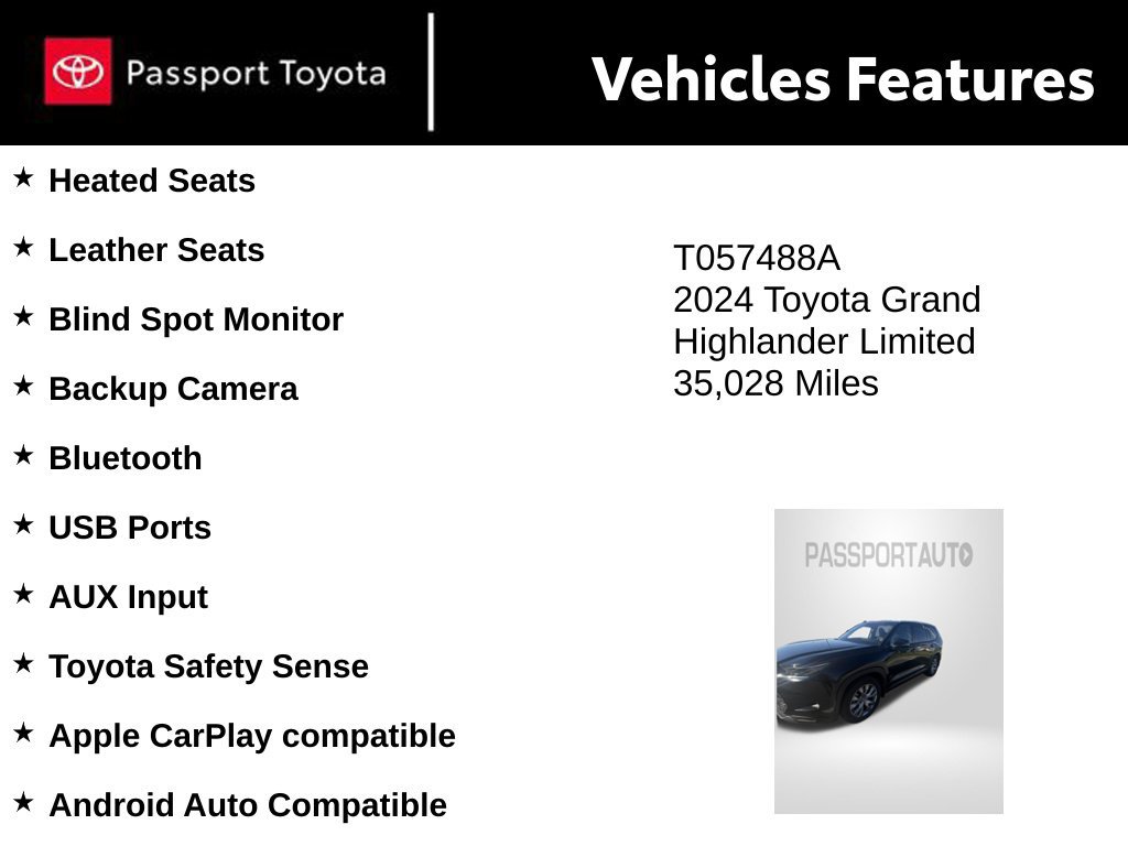 Used 2024 Toyota Grand Highlander AWD image 8