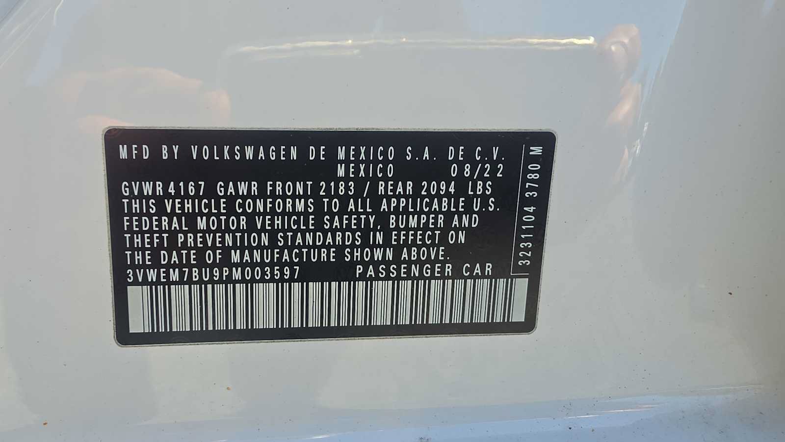 Used 2023 Volkswagen Jetta SE FWD image 11