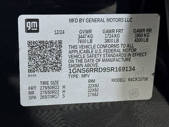 Used 2025 Chevrolet Tahoe RST w/ Comfort Package image 32