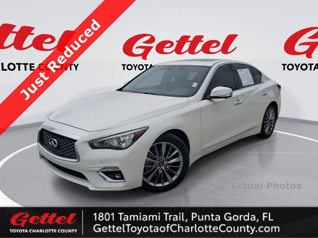 Used 2024 INFINITI Q50 Luxe w/ Cargo Package