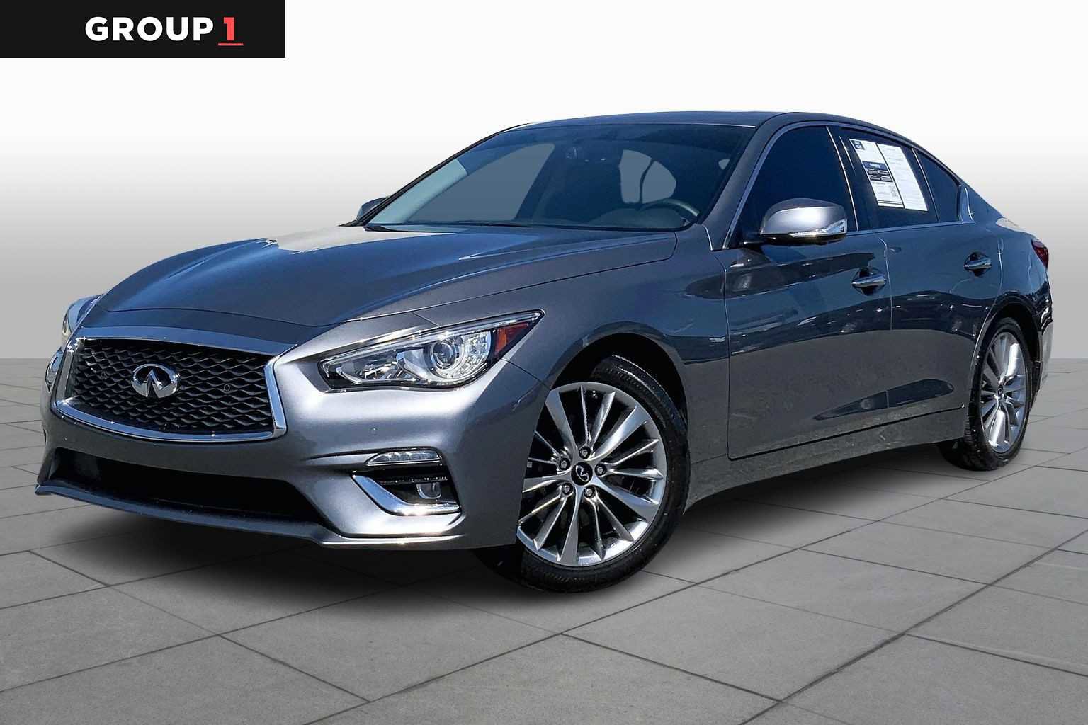 Used 2022 INFINITI Q50 Luxe w/ Cargo Package image 1