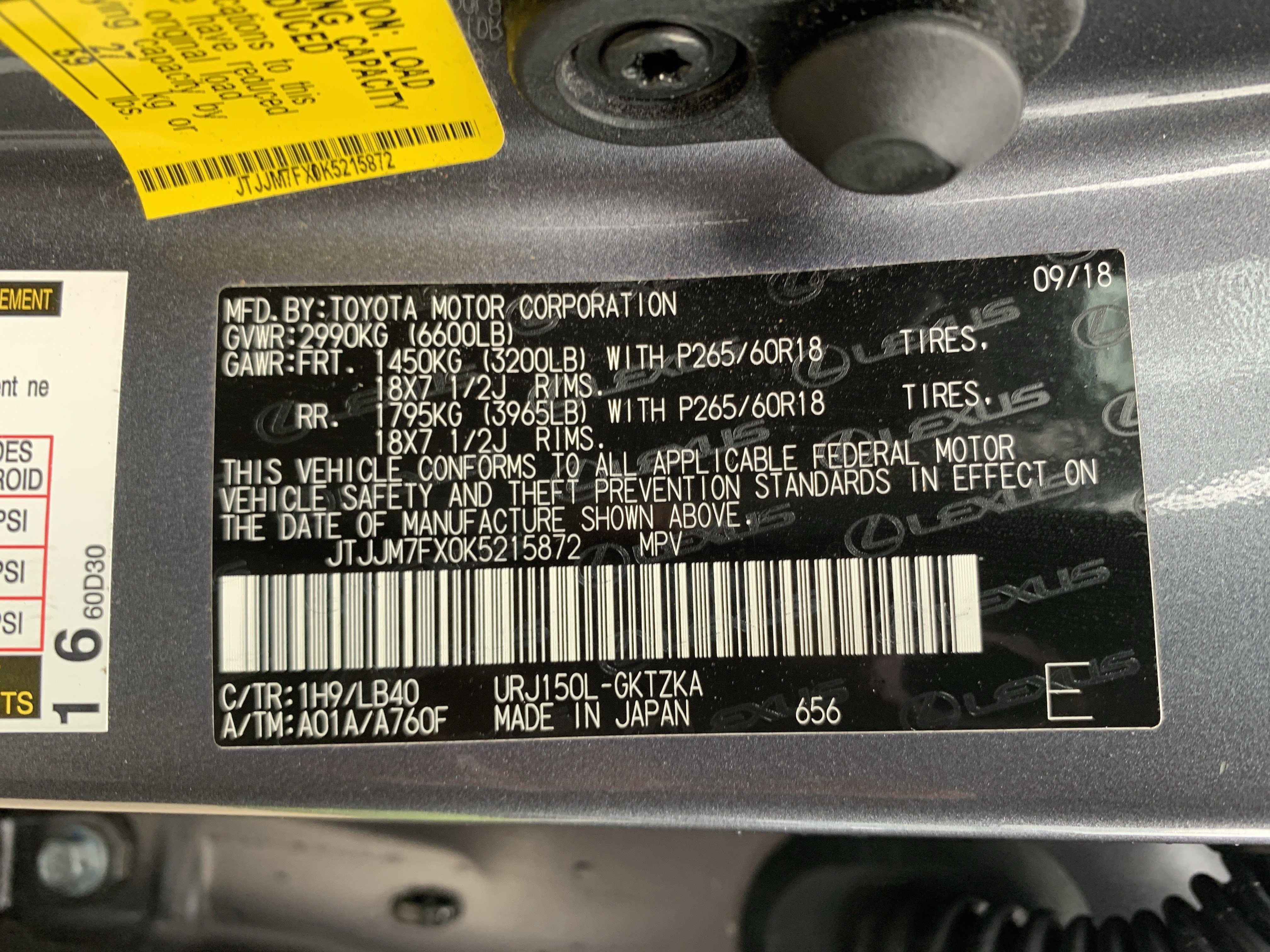 Used 2019 Lexus GX 460 Luxury AWD/4WD image 36