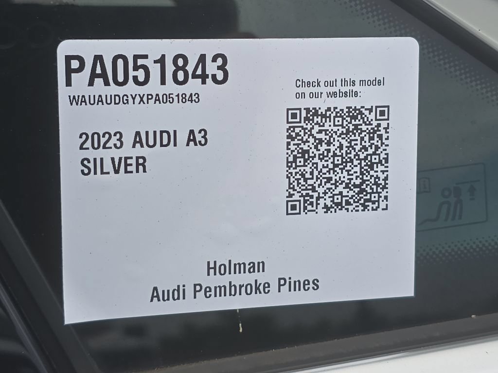 Used 2023 Audi A3 2.0T Premium w/ Convenience Package FWD image 30