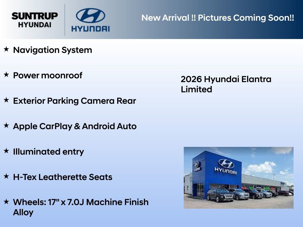 New 2026 Hyundai Elantra Limited image 2