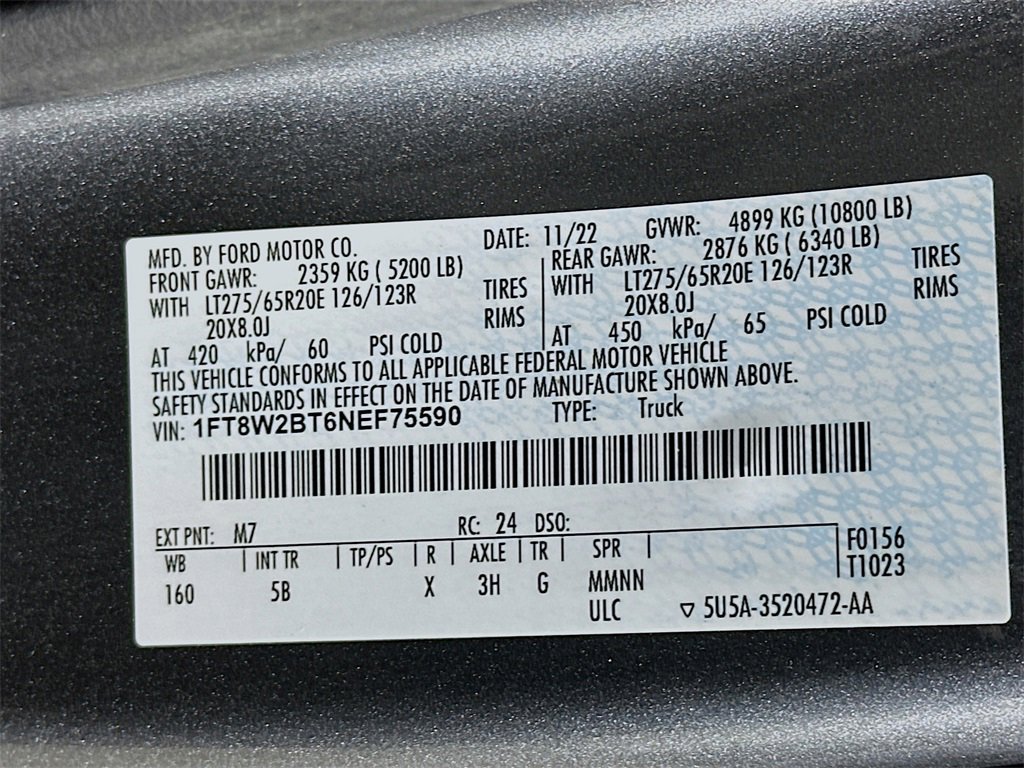 Used 2022 Ford F250 Lariat w/ Lariat Value Package image 39