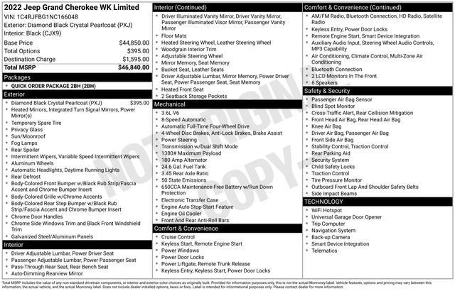 Used 2022 Jeep Grand Cherokee Limited image 45