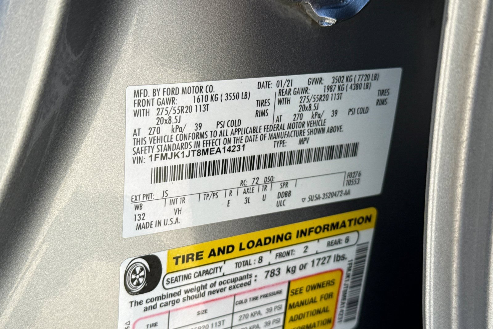 Certified 2021 Ford Expedition Max XLT AWD/4WD image 30