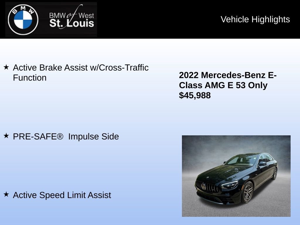 Used 2022 Mercedes-Benz E 53 AMG 4MATIC Sedan image 22