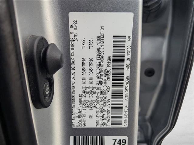 Used 2022 Toyota Tacoma SR5 w/ Technology Package RWD image 22