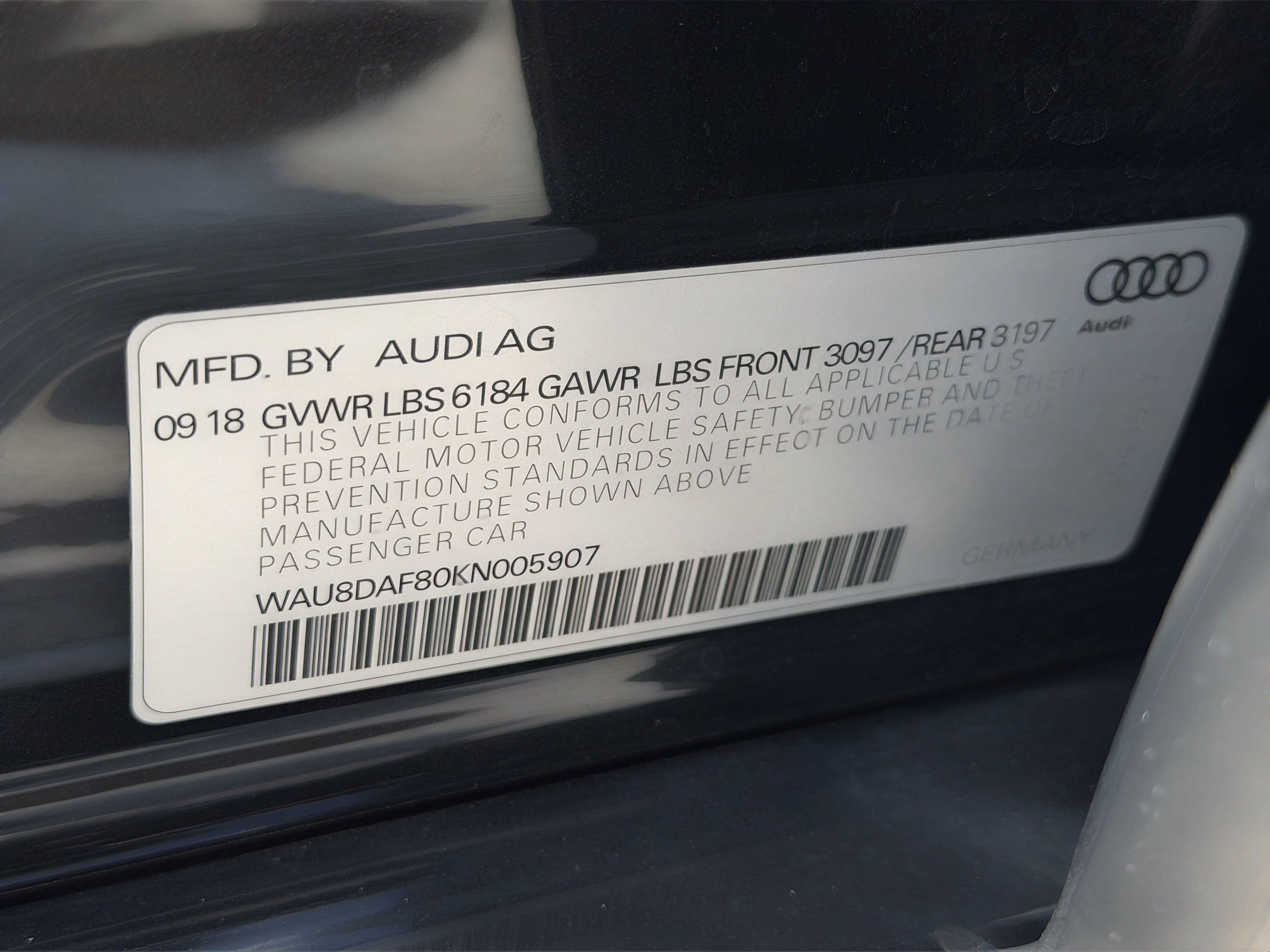 Used 2019 Audi A8 L 3.0T w/ Executive Package AWD/4WD image 27