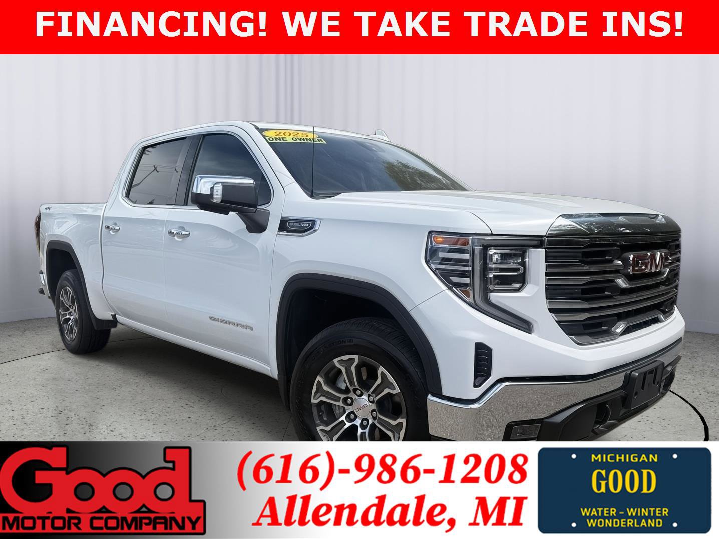 Used 2025 GMC Sierra 1500 SLT AWD/4WD image 1