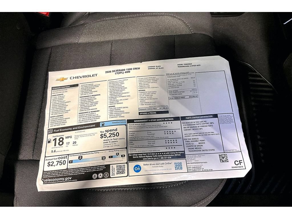 New 2026 Chevrolet Silverado 1500 LT AWD/4WD image 15