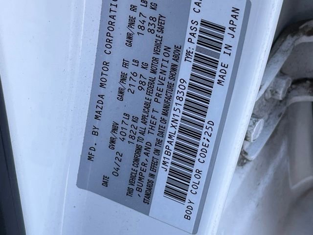 Used 2022 MAZDA MAZDA3 s FWD image 37