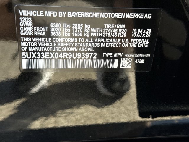 Used 2024 BMW X6 xDrive40i w/ Premium Package AWD/4WD image 34