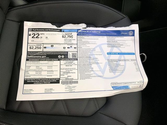 New 2026 Volkswagen Atlas SE image 15