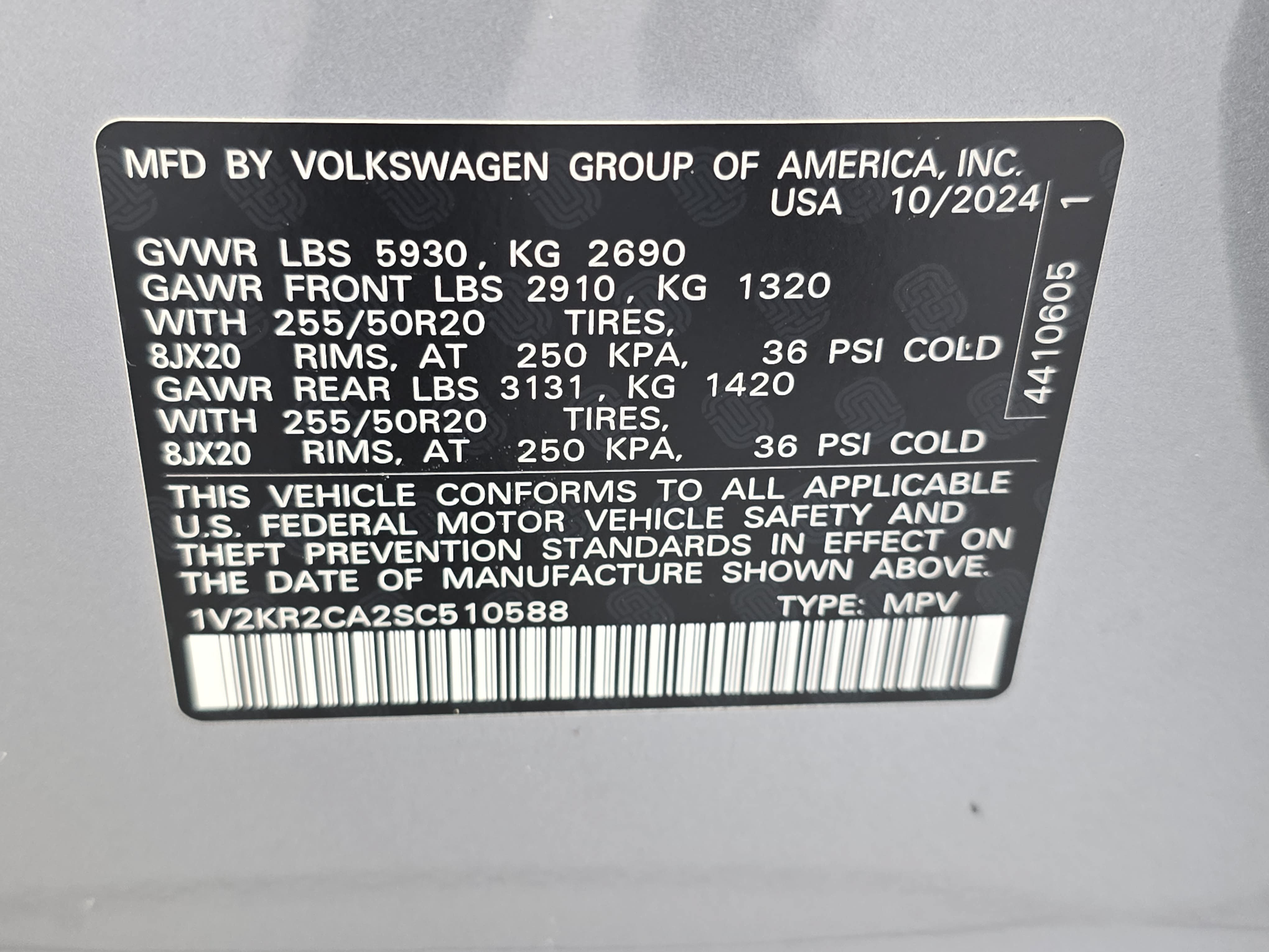 Certified 2025 Volkswagen Atlas SE AWD/4WD image 37