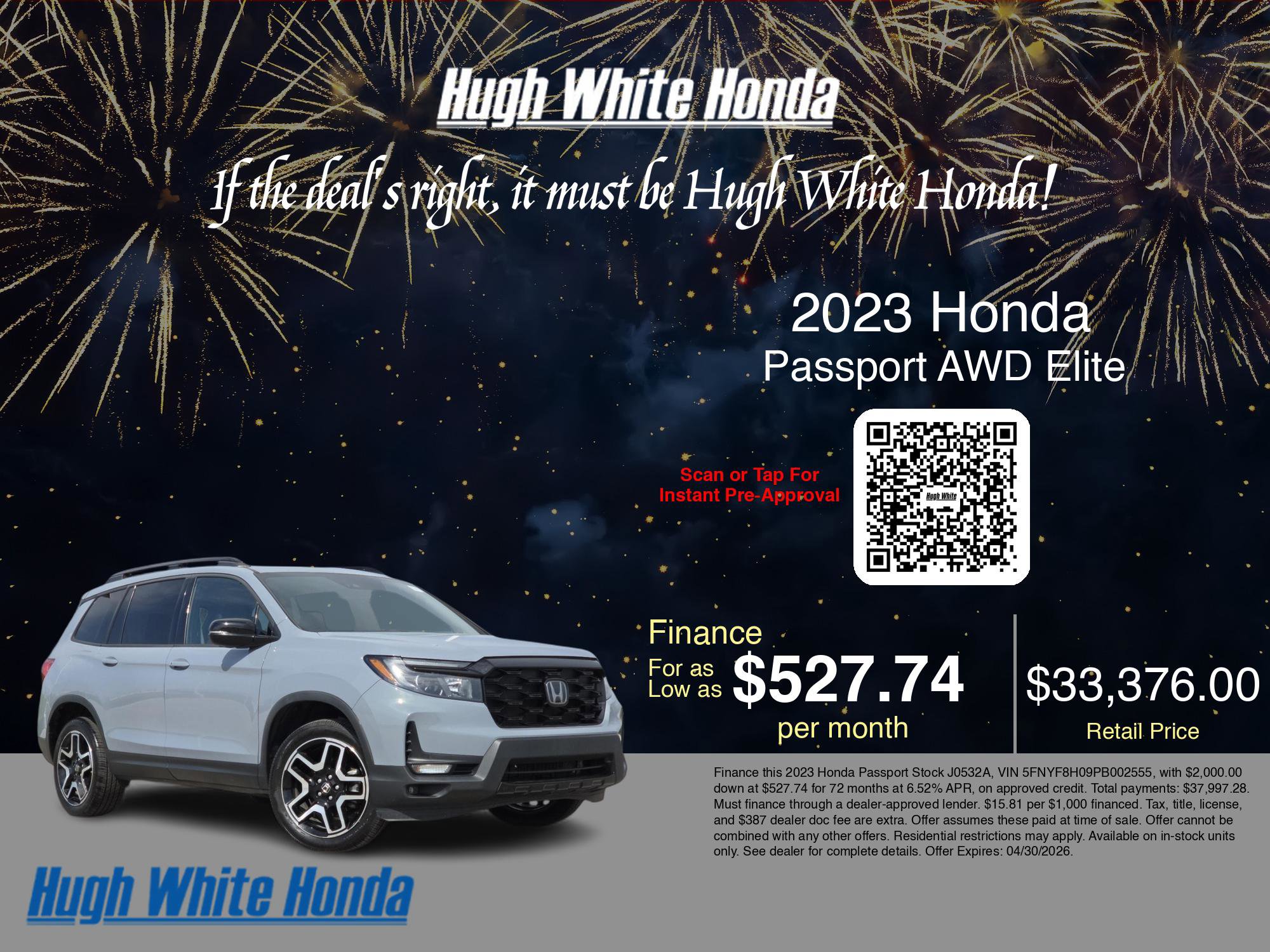 Used 2023 Honda Passport Elite image 3