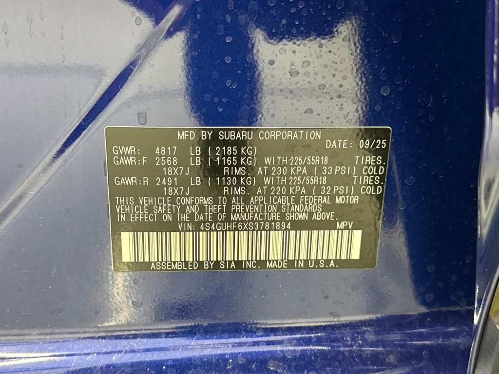 New 2025 Subaru Crosstrek 2.5i Sport image 27