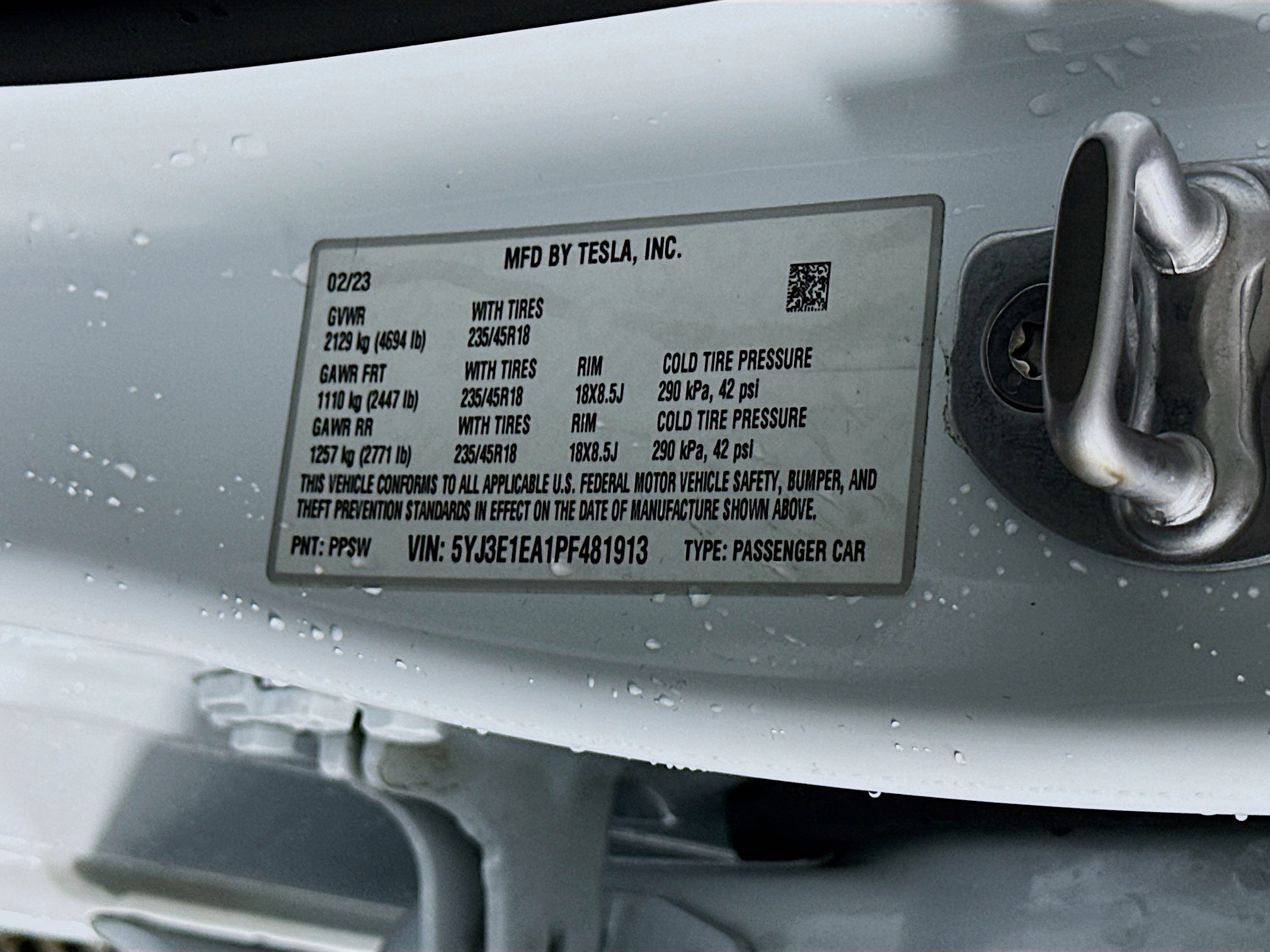 Used 2023 Tesla Model 3 Standard Range image 12