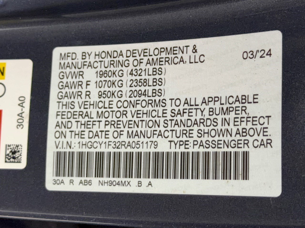 Used 2024 Honda Accord EX image 31