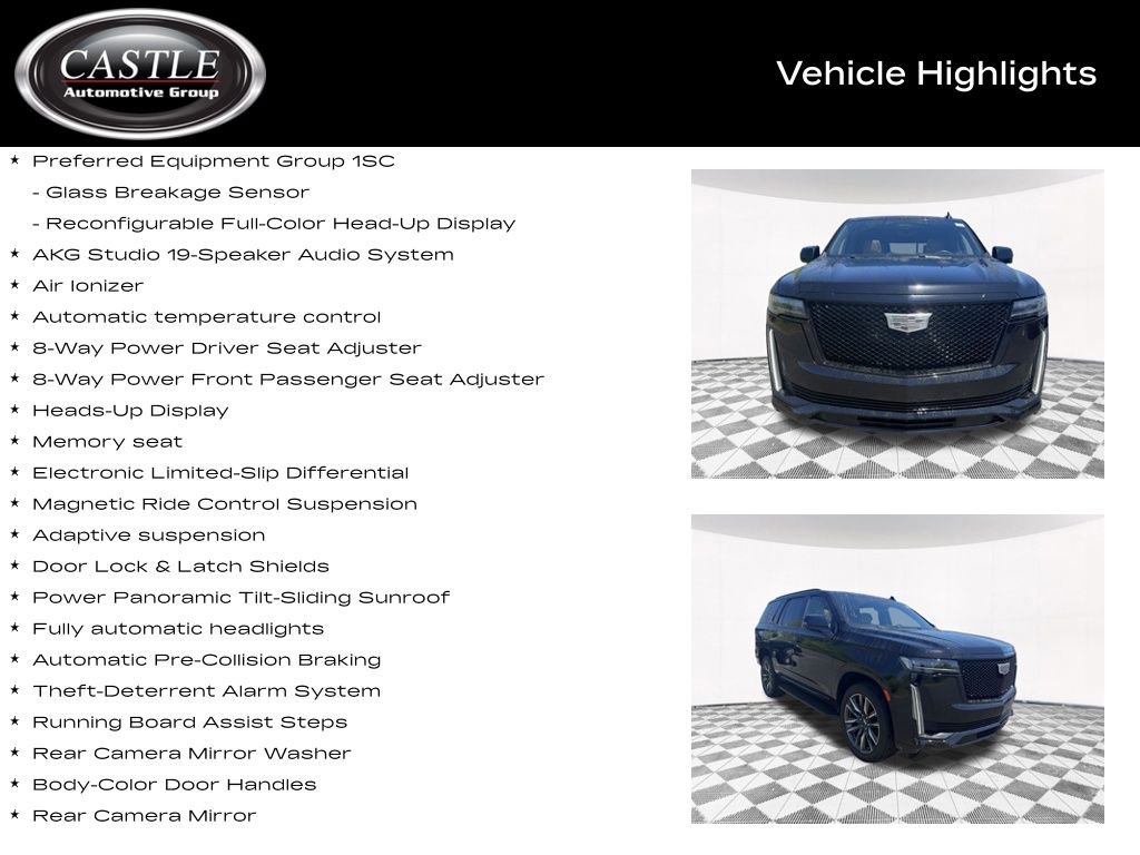 Used 2021 Cadillac Escalade Sport w/ LPO, Illumination Package AWD/4WD image 8