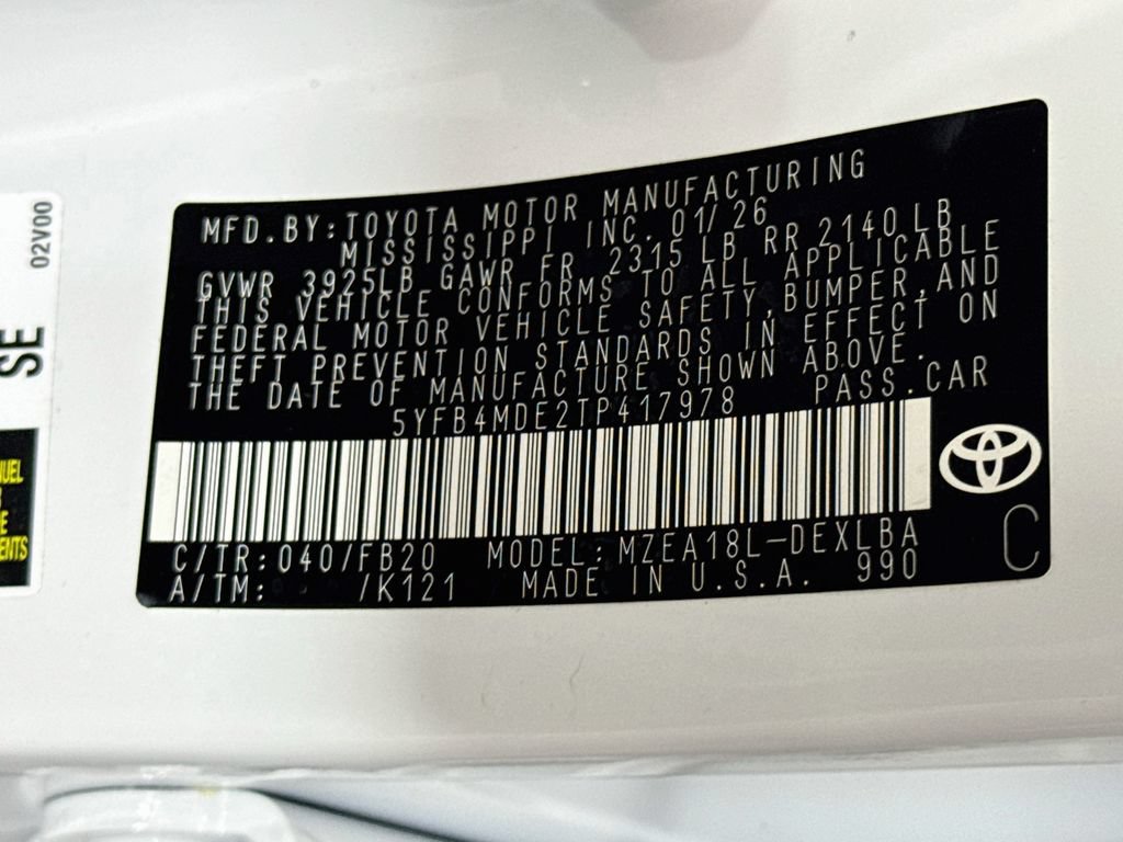 Certified 2026 Toyota Corolla LE FWD image 34