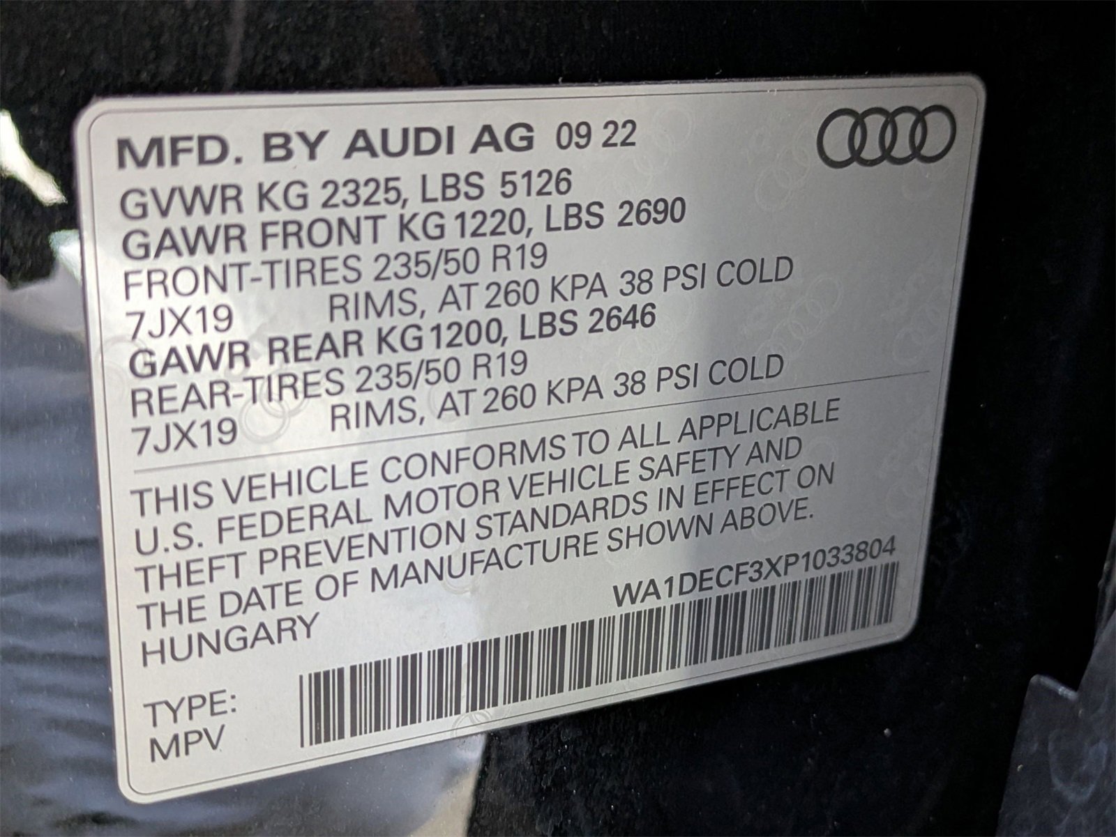 Used 2023 Audi Q3 2.0T Premium w/ Convenience Package image 16