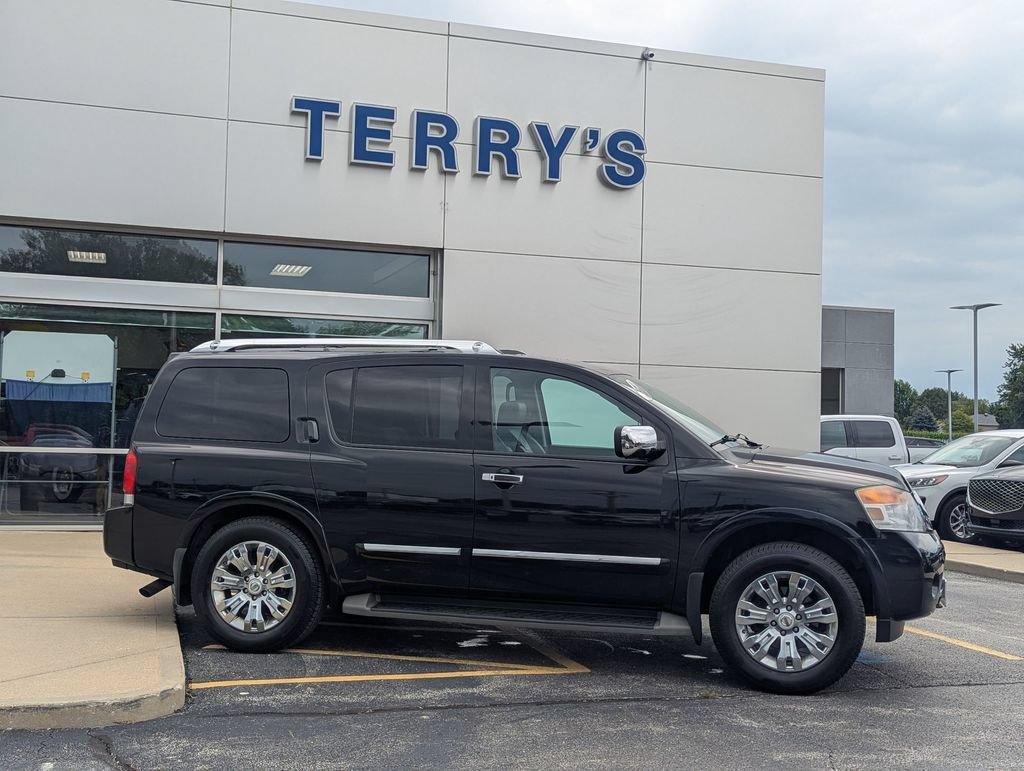 Used 2015 Nissan Armada Platinum w/ 2nd Row Captain Seat Package AWD/4WD image 2