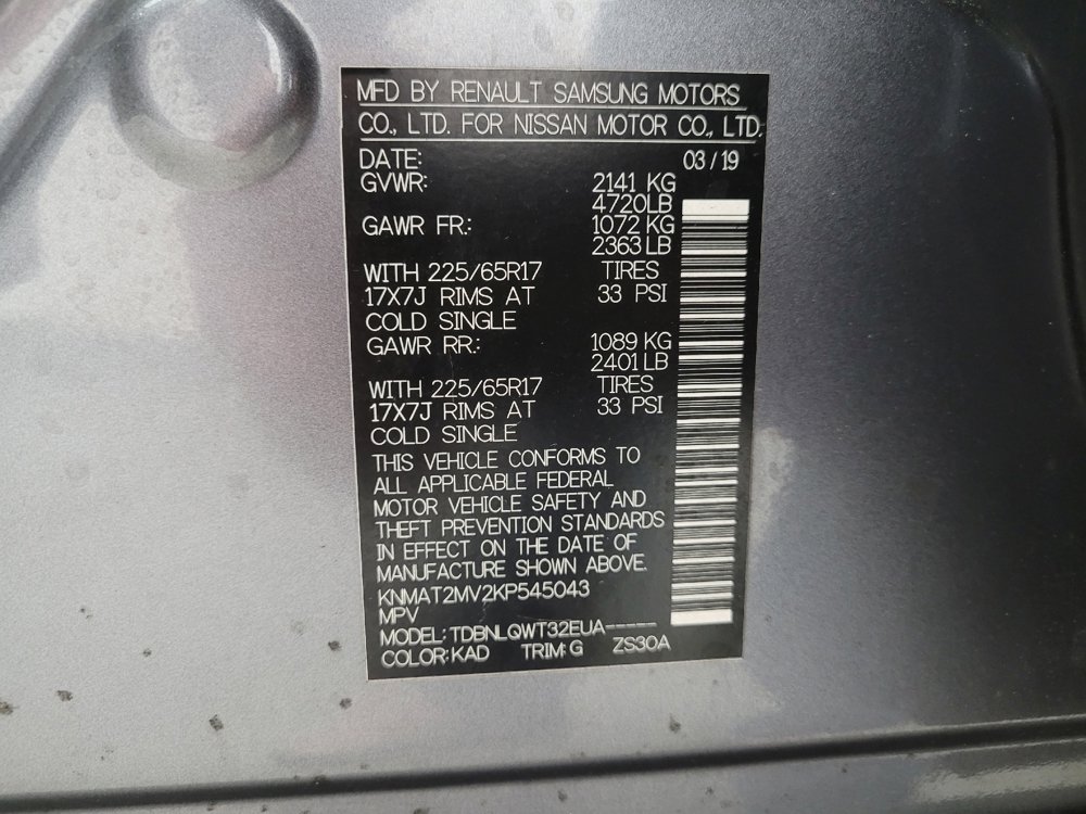 Used 2019 Nissan Rogue SV AWD/4WD image 33