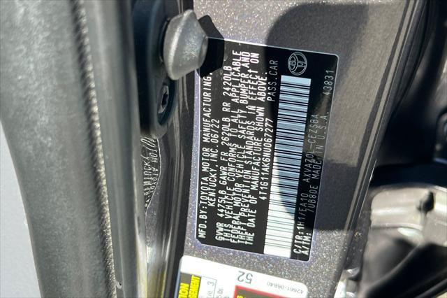 Certified 2022 Toyota Camry SE FWD image 30