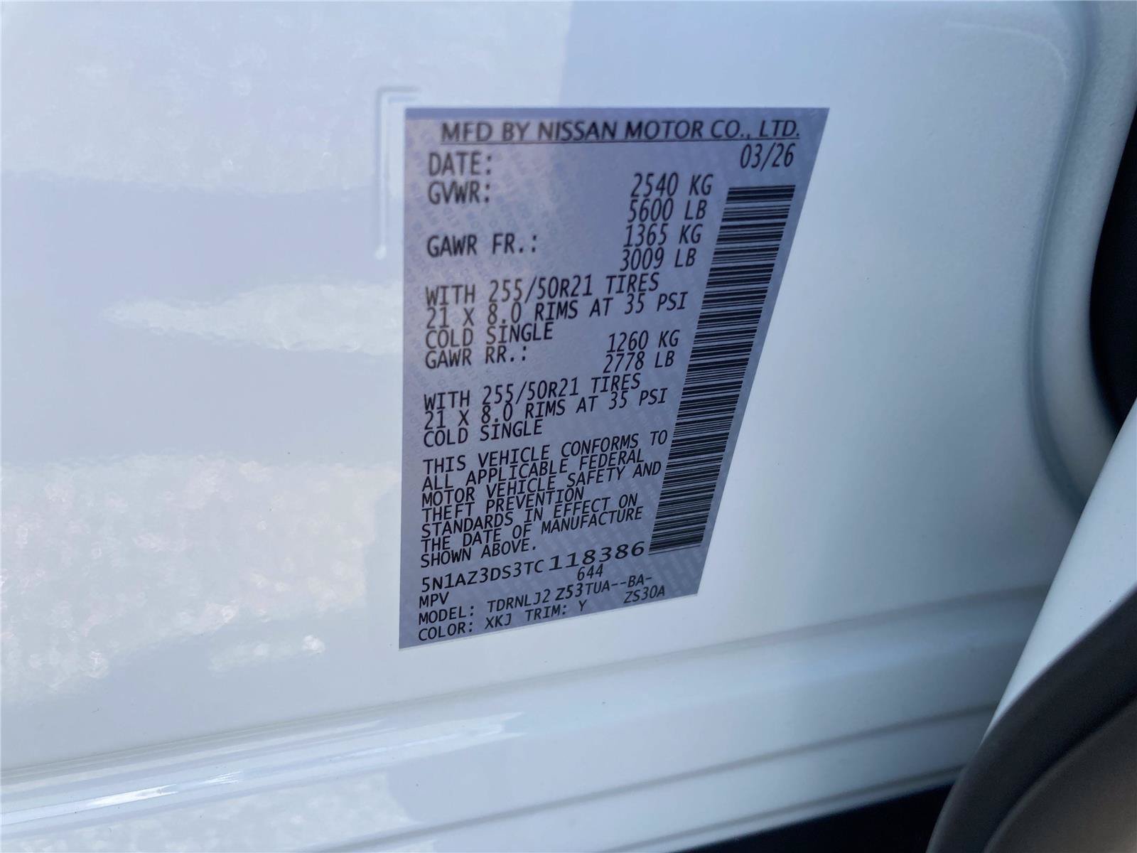 New 2026 Nissan Murano Platinum w/ Cargo Package AWD/4WD image 34