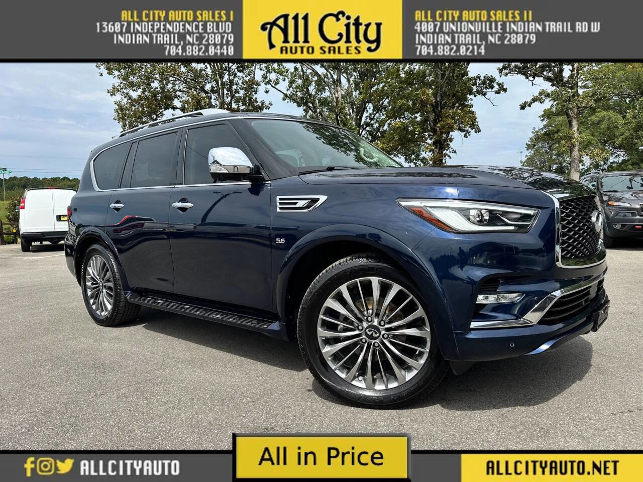 Used 2018 INFINITI QX80 4WD w/ Deluxe Technology Package image 1