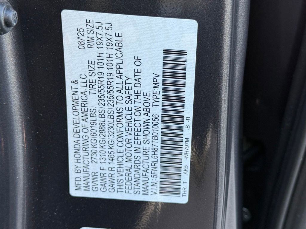 Certified 2026 Honda Odyssey Touring image 65