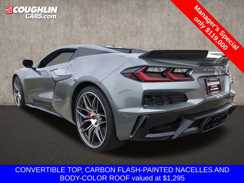 Used 2023 Chevrolet Corvette Z06 w/ Chrome Exterior Badge Package image 6