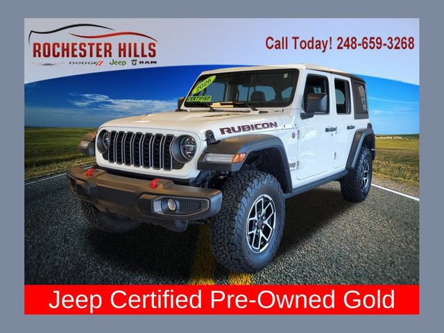 Certified 2026 Jeep Wrangler Unlimited Rubicon AWD/4WD image 1