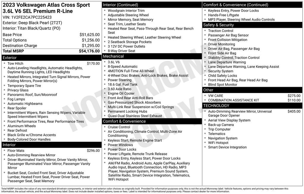 Used 2023 Volkswagen Atlas Cross Sport SEL Premium R-Line image 34