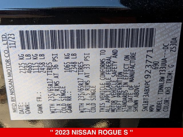 Certified 2023 Nissan Rogue S AWD/4WD image 42