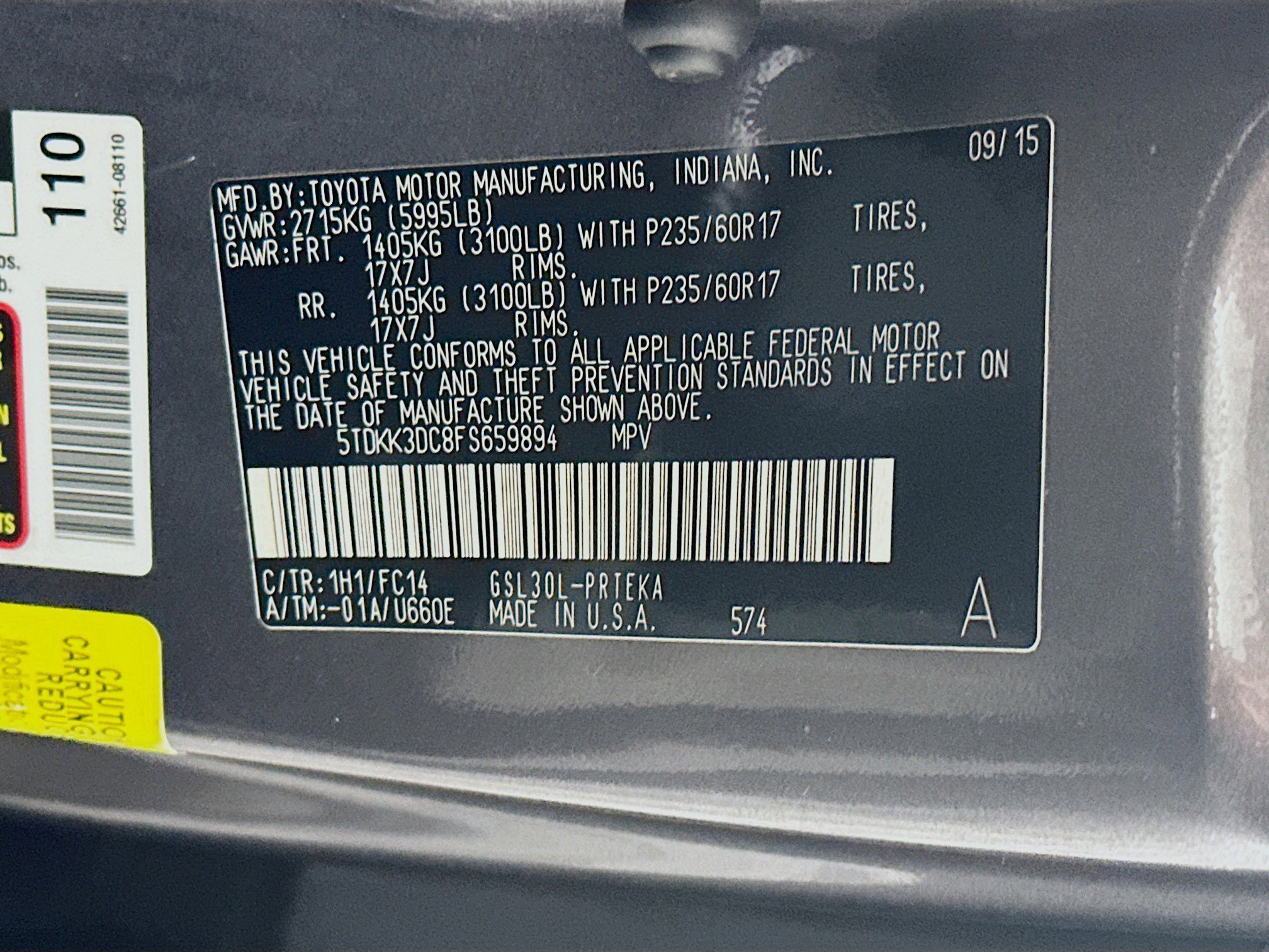 Used 2015 Toyota Sienna LE image 12