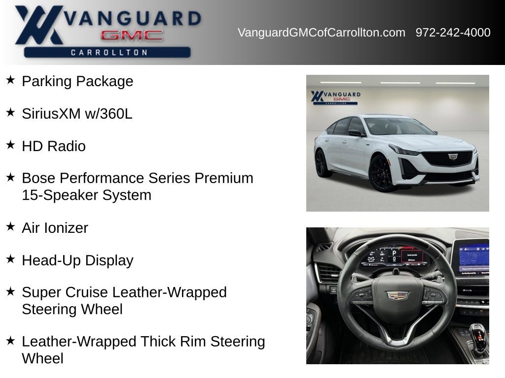 Used 2023 Cadillac CT5 V w/ Super Cruise 2 Package RWD image 12