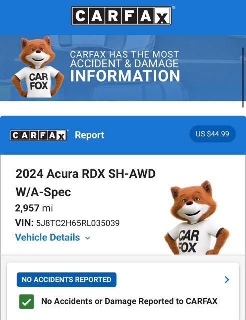 Used 2024 Acura RDX A-Spec AWD/4WD image 6