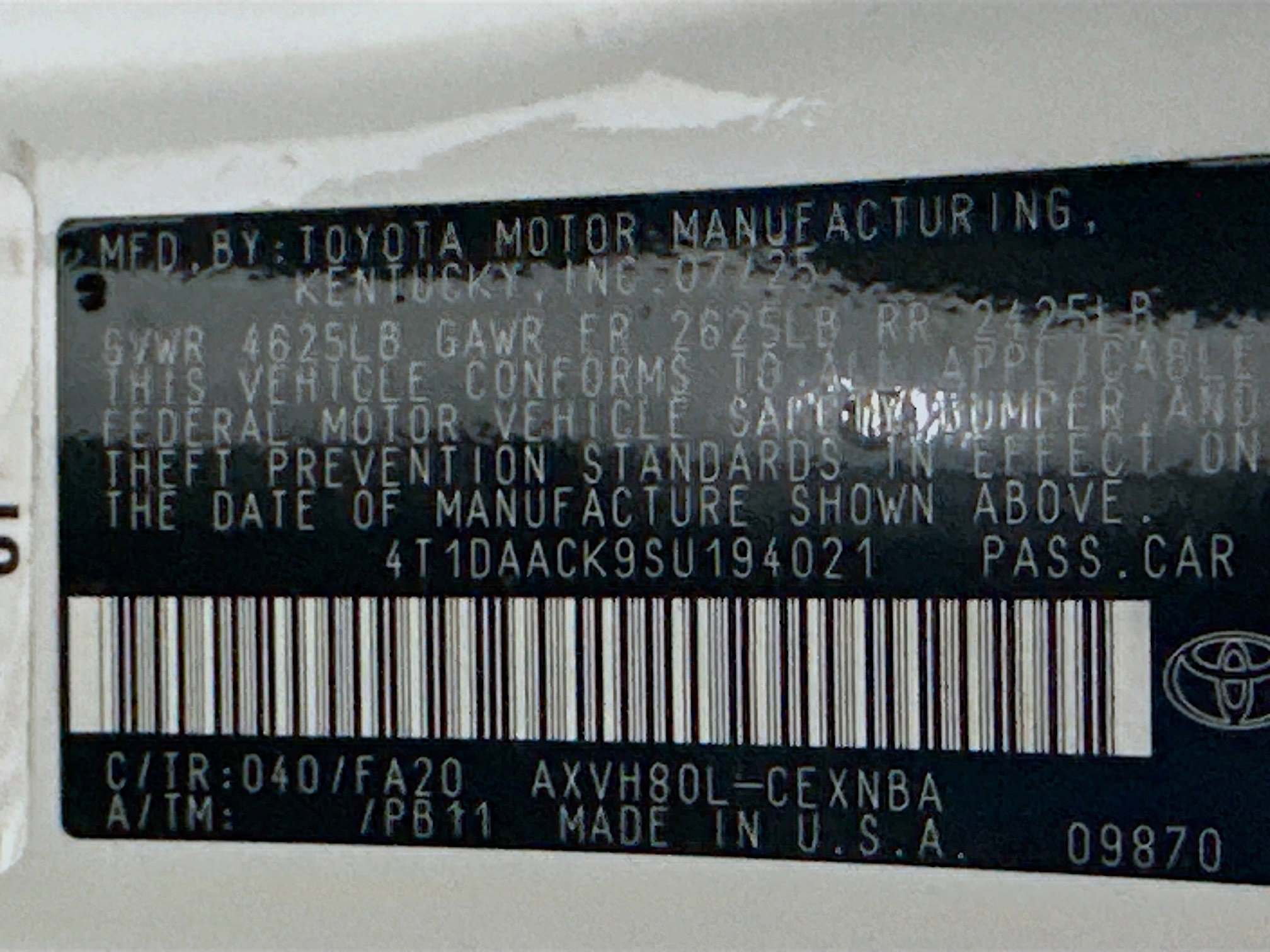 Used 2025 Toyota Camry LE image 12