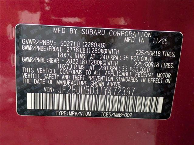 New 2026 Subaru Outback Premium image 18