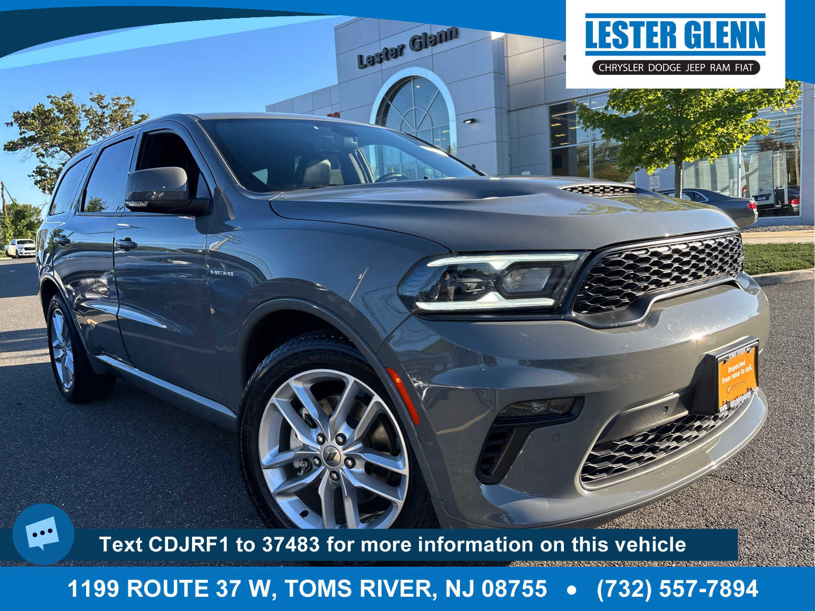 Certified 2022 Dodge Durango R/T w/ Trailer Tow Group IV