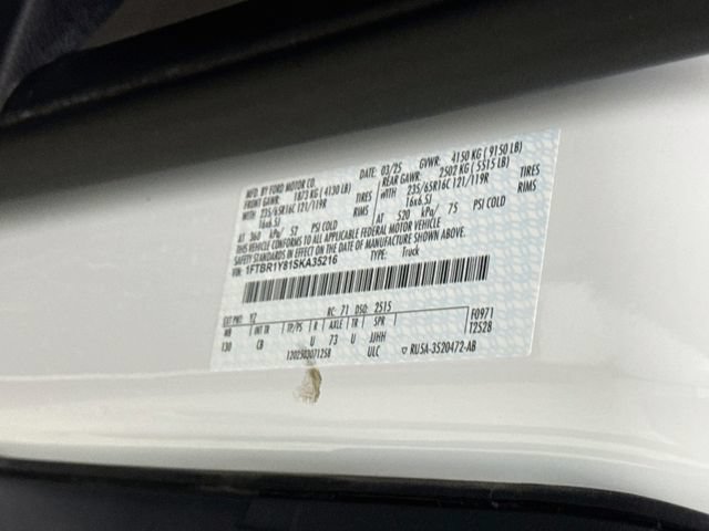 Certified 2025 Ford Transit 250 Low Roof w/ Exterior Upgrade Package RWD image 29