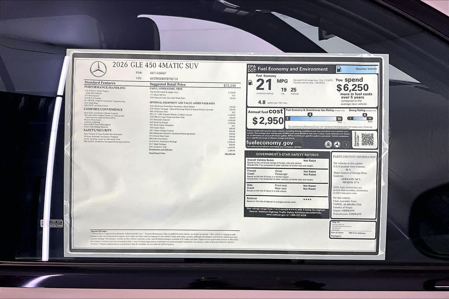 New 2026 Mercedes-Benz GLE 450 4MATIC image 18