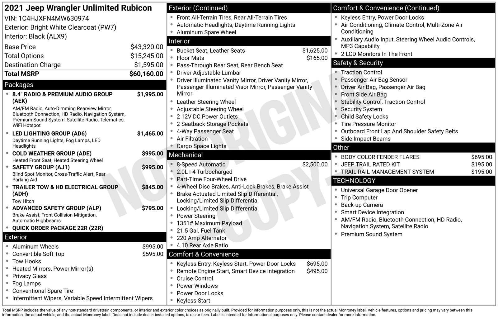 Used 2021 Jeep Wrangler Unlimited Rubicon image 34