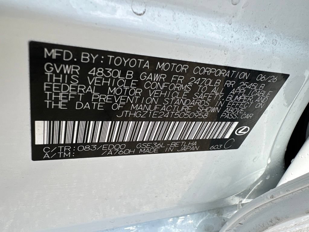 Certified 2026 Lexus IS 350 F Sport w/ Handling Package AWD/4WD image 22