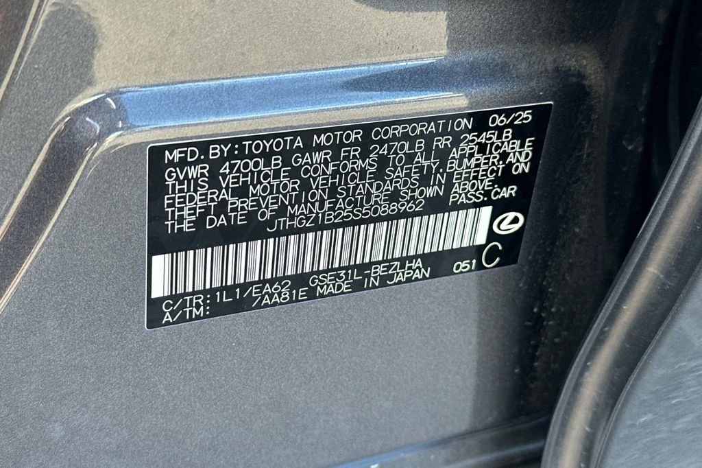 Certified 2025 Lexus IS 350 F Sport w/ Accessory Package image 15